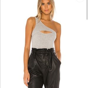 Grey bodysuit worn once